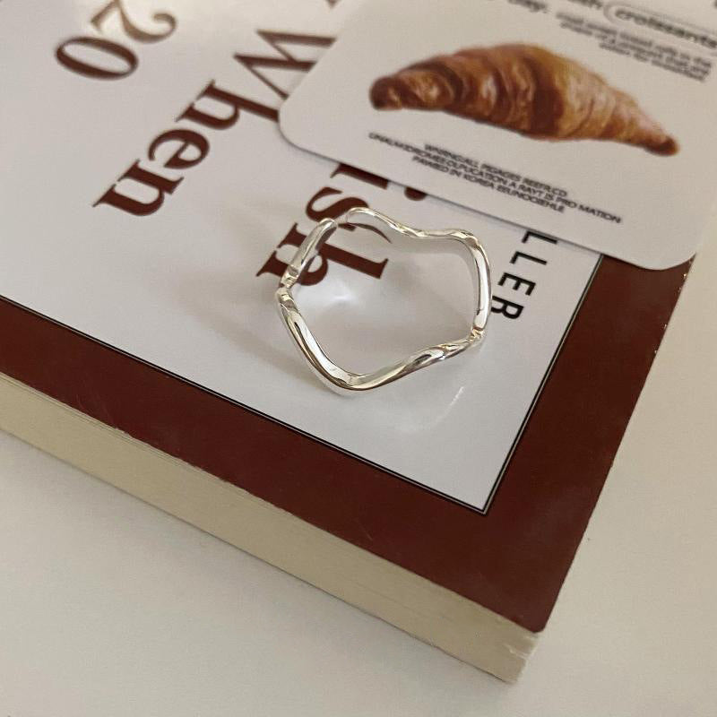 Anillo abierto de plata esterlina de plata esterlina al por mayor